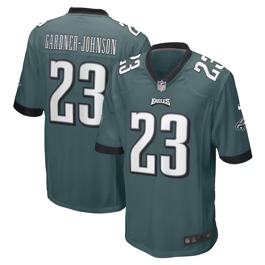 Men Philadelphia Eagles 23 C.J. Gardner-Johnson Nike Midnight Green Game Player NFL Jersey